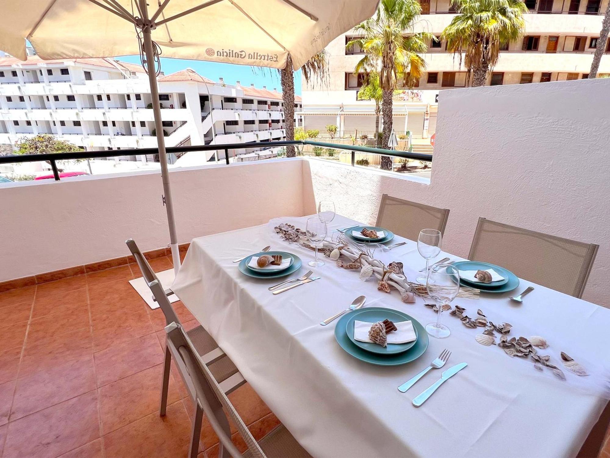 Encantador Apartamento Con Terraza, Los Cristianos Los Cristianos  Buitenkant foto