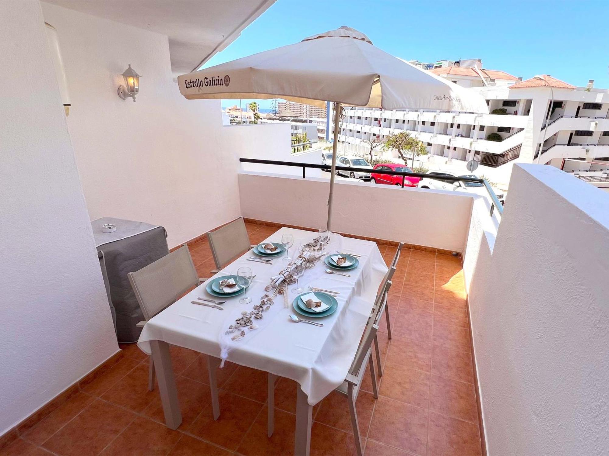 Encantador Apartamento Con Terraza, Los Cristianos Los Cristianos  Buitenkant foto