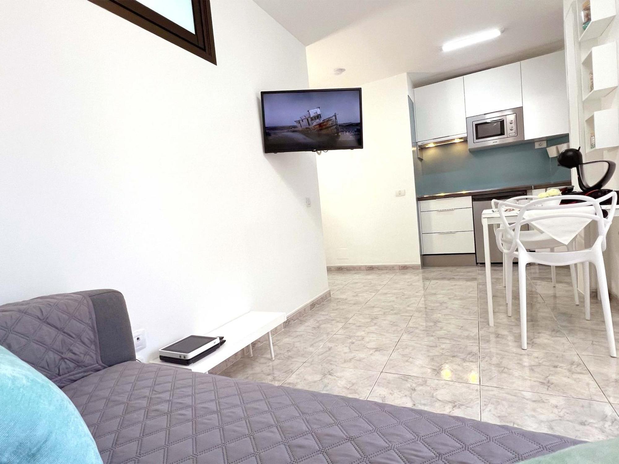 Encantador Apartamento Con Terraza, Los Cristianos Los Cristianos  Buitenkant foto